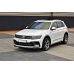 Накладка сплиттер на передний бампер на Volkswagen Tiguan II R-Line